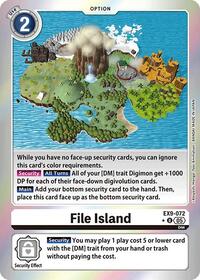 File Island (Limited Foil) (EX9-072 U) [Versus Monsters]