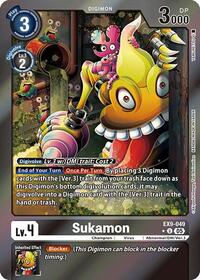 Sukamon (Limited Foil) (EX9-049 U) [Versus Monsters]