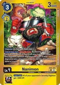 Nanimon (Limited Foil) (EX9-028 U) [Versus Monsters]
