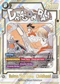 Bulma/Son Goku : Childhood (Alternate Art) (SB01-057) [Manga Booster 01]