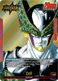 Cell - SB01-001 (Gold) (SB01-001) [Manga Booster 01]