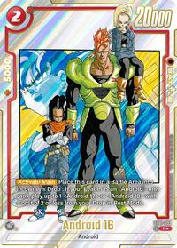 Android 16 (Alternate Art) (SB01-002) [Manga Booster 01]