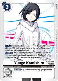 Yuugo Kamishiro (BT22-094 U) [Cyber Eden]