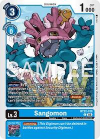 Sangomon (BT22-018 C) [Cyber Eden]