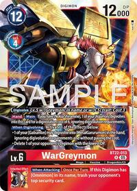 WarGreymon (BT22-013 R) [Cyber Eden]
