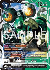 Raidenmon ACE (BT22-066 U) [Cyber Eden]