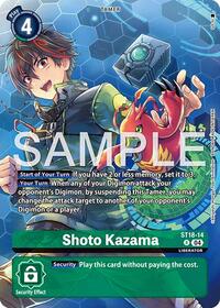 Shoto Kazama (Digimon Liberator Debuggers Set) (ST18-14 R) [Starter Deck 18: Guardian Vortex]