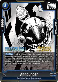 Announcer (FB06-026) [Manga Booster 01 Release Event Cards]