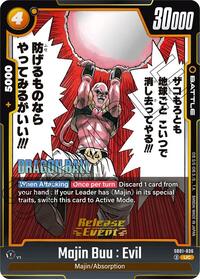 Majin Buu : Evil - SB01-036 (SB01-036) [Manga Booster 01 Release Event Cards]