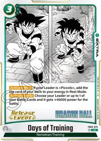 Days of Training (FB03-075) [Manga Booster 01 Release Event Cards]