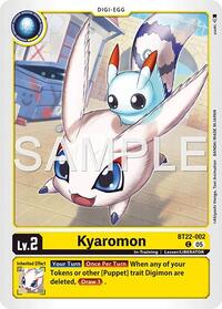 Kyaromon (BT22-002 C) [Cyber Eden]