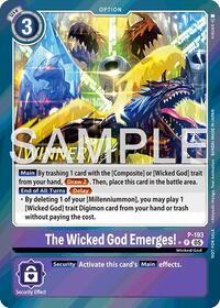The Wicked God Emerges! (Store Tournament 2025 Vol.3 Winner Pack) (P-193 P) [Digimon Promotion Cards]