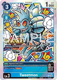 Tweetmon (Store Tournament 2025 Vol.3 Winner Pack) (P-190 P) [Digimon Promotion Cards]