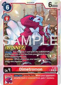 Dimetromon (Store Tournament 2025 Vol.3 Winner Pack) (P-189 P) [Digimon Promotion Cards]