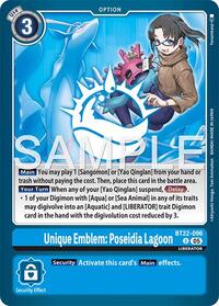Unique Emblem: Poseidia Lagoon (BT22-096 U) [Cyber Eden]
