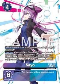 Sayo (BT22-102 SEC) [Cyber Eden]