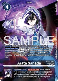 Arata Sanada (Alternate Art) (BT22-091 SR) [Cyber Eden]