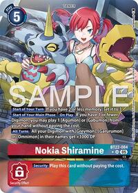 Nokia Shiramine (Alternate Art) (BT22-084 SR) [Cyber Eden]