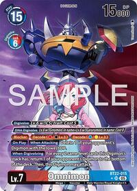 Omnimon (Alternate Art) (BT22-015 SR) [Cyber Eden]