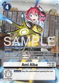 Ami Aiba (Alternate Art) (BT22-093 SR) [Cyber Eden]