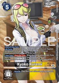Kyoko Kuremi (Alternate Art) (BT22-101 SEC) [Cyber Eden]