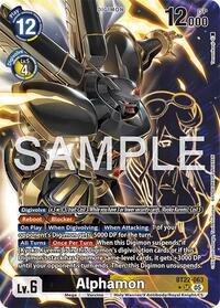 Alphamon (Alternate Art) (BT22-063 SR) [Cyber Eden]