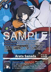 Arata Sanada (SP) (BT22-091 SR) [Cyber Eden]