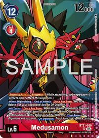 Medusamon (Digimon Liberator Debuggers Set) (BT21-029 SR) [World Convergence]