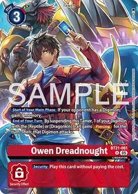 Owen Dreadnought (Digimon Liberator Debuggers Set) (BT21-081 R) [World Convergence]