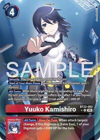 Yuuko Kamishiro (Alternate Art) (BT22-083 SR) [Cyber Eden]