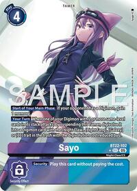 Sayo (Alternate Art) (BT22-102 SEC) [Cyber Eden]