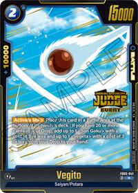 Vegito (Judge Pack (Event Judge) 04) (FB05-041) [Tournament and Championship Promos]