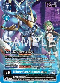UlforceVeedramon ACE (Alternate Art) (BT22-025 SR) [Cyber Eden]