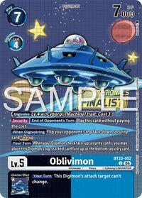 Oblivimon (Regionals 25-26 Season 2 Finalist) (BT20-052 U) [Release Special Booster 2.0]