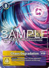 Chaos Degradation (Regionals 25-26 Season 2 Finalist) (ST10-14 R) [Starter Deck 10: Parallel World Tactician]