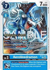 AeroVeedramon (BT22-023 U) [Cyber Eden Release Event Cards]