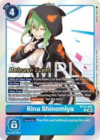 Rina Shinomiya (BT22-085 R) [Cyber Eden Release Event Cards]