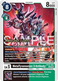 MetalTyrannomon (X Antibody) (BT22-062 U) [Cyber Eden Release Event Cards]