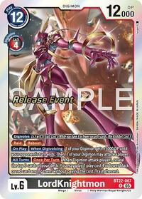 LordKnightmon (BT22-067 R) [Cyber Eden Release Event Cards]