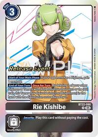 Rie Kishibe (BT22-090 R) [Cyber Eden Release Event Cards]