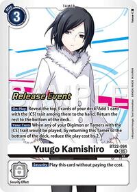 Yuugo Kamishiro (BT22-094 U) [Cyber Eden Release Event Cards]