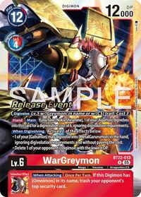 WarGreymon (BT22-013 R) [Cyber Eden Release Event Cards]