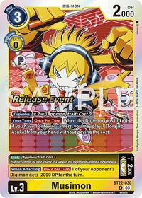 Musimon (BT22-030 R) [Cyber Eden Release Event Cards]