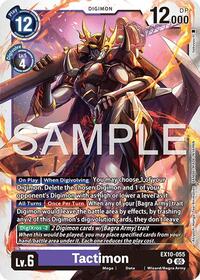 Tactimon (EX10-055 R) [Sinister Order]