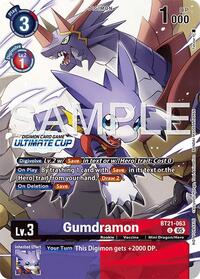 Gumdramon (Ultimate Cup 25-26 Season 2) (BT21-063 U) [World Convergence]
