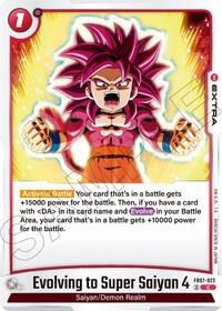 Evolving to Super Saiyan 4 (FB07-023) [Wish For Shenron]