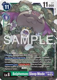 Belphemon: Sleep Mode (EX10-021 C) [Sinister Order]