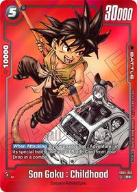 Son Goku : Childhood - SB01-053 (Limited Pack MANGA Version 01) (SB01-053) [Tournament and Championship Promos]