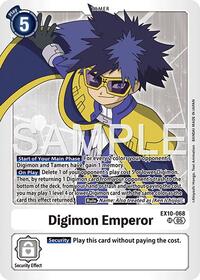 Digimon Emperor (EX10-068 SR) [Sinister Order]