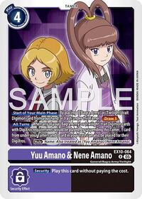 Yuu Amano & Nene Amano (EX10-064 R) [Sinister Order]